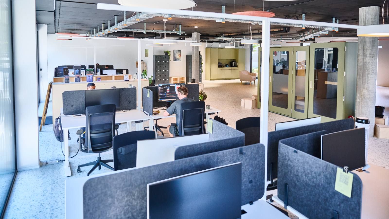 Küche und Rückzugsraum im nowo Coworking Space Widnau